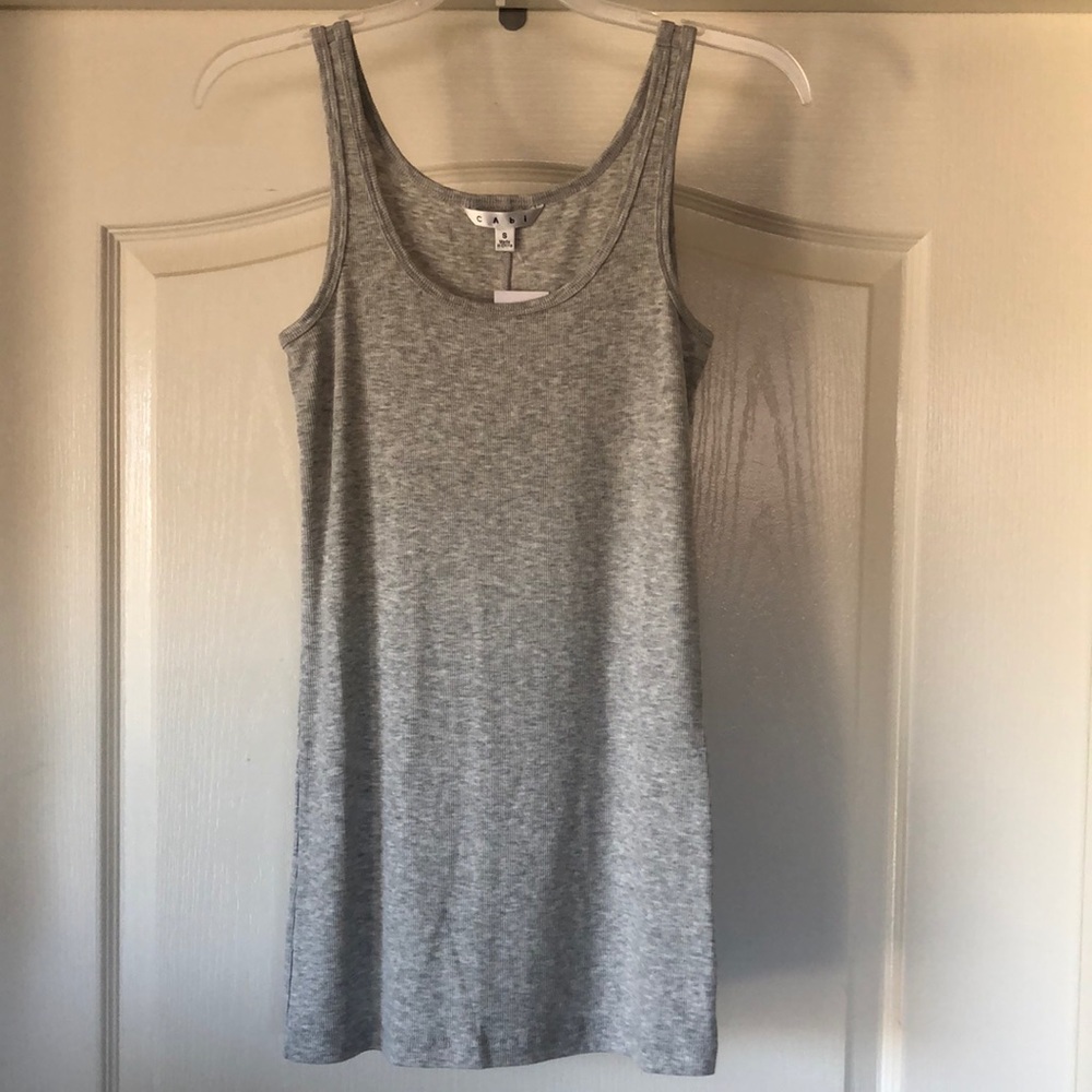 NWT Cabi Heather Grey Tank